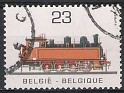 Belgium 1985 Locomotives 23 FR Multicolor Scott 1196. Belgica 1985 Scott 1196 Tipo 23. Uploaded by susofe